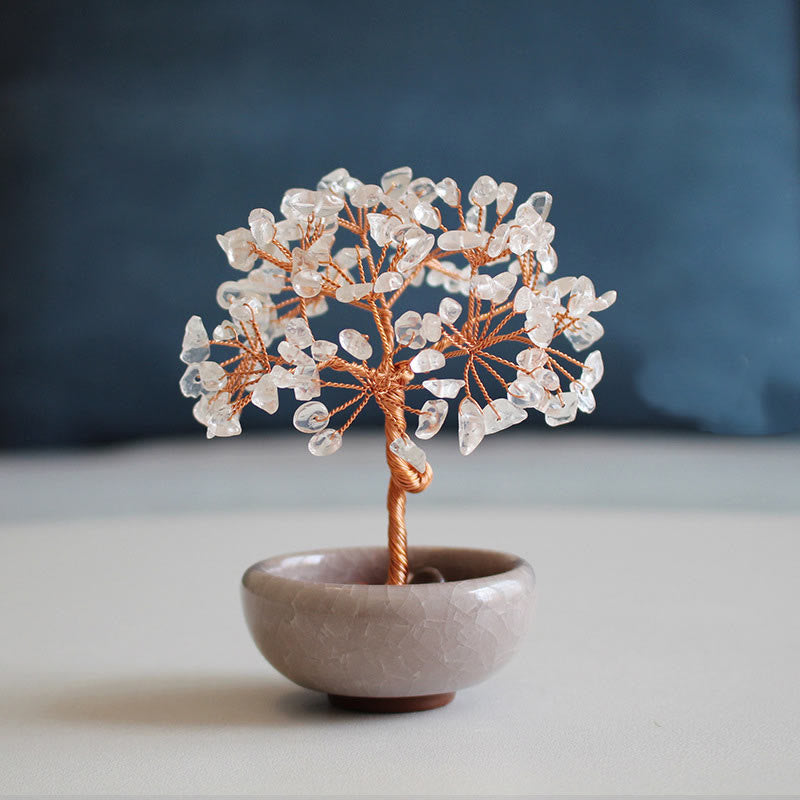 Citrine Zen Decor Cristal Arbre de Prospérité Maison 6-7cm