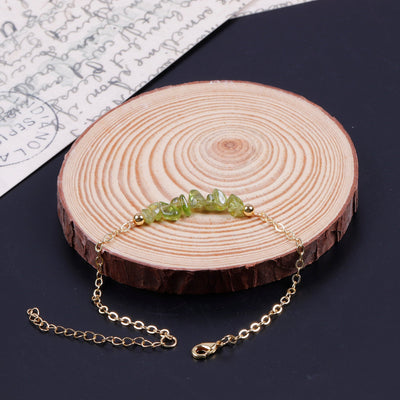 Coffret Bracelet et Boucles d'Oreilles Péridot Cléopâtre