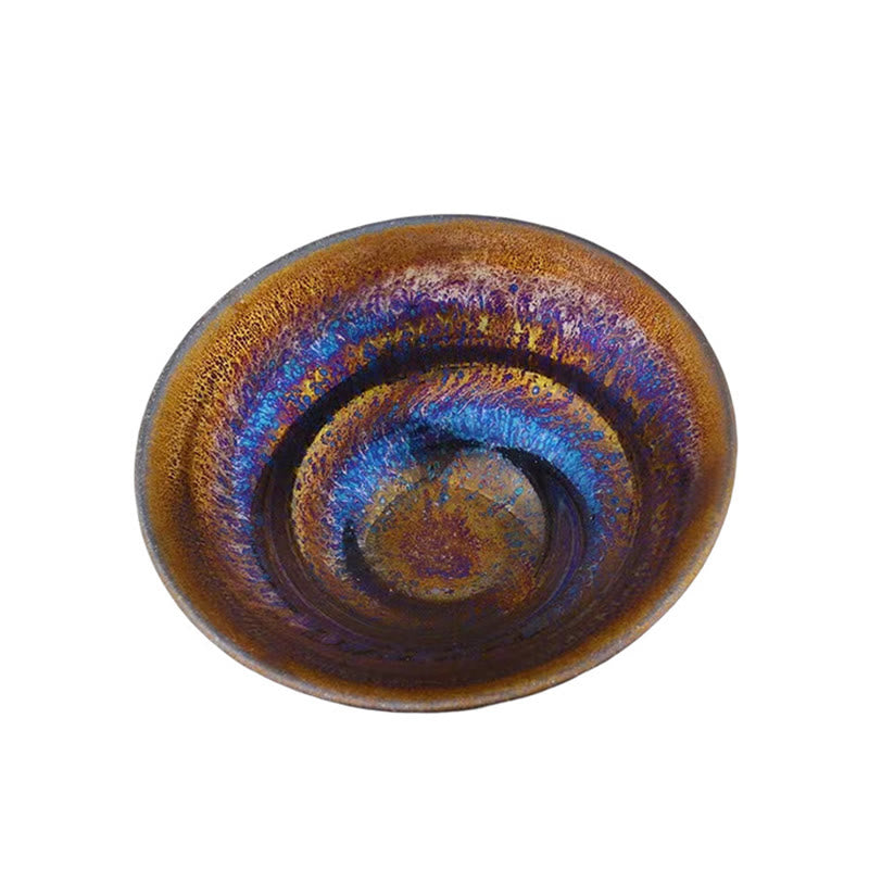Tasse à thé en céramique colorée de la Voie lactée Jian Zhan 10,5 cm