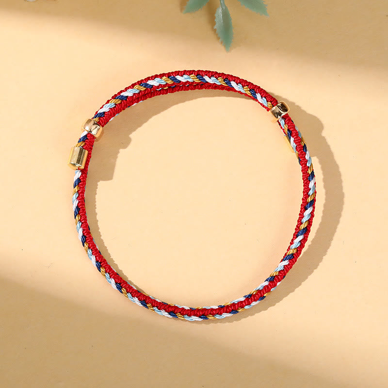 Bracelet porte-bonheur en corde colorée à motif Zongzi pour adultes et enfants