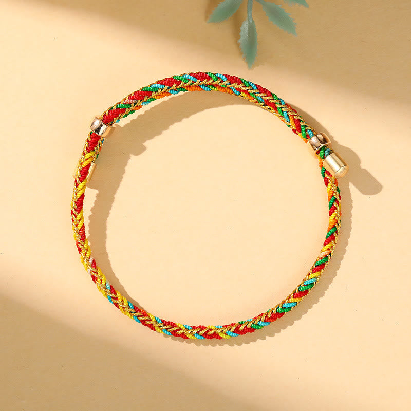 Bracelet porte-bonheur en corde colorée à motif Zongzi pour adultes et enfants