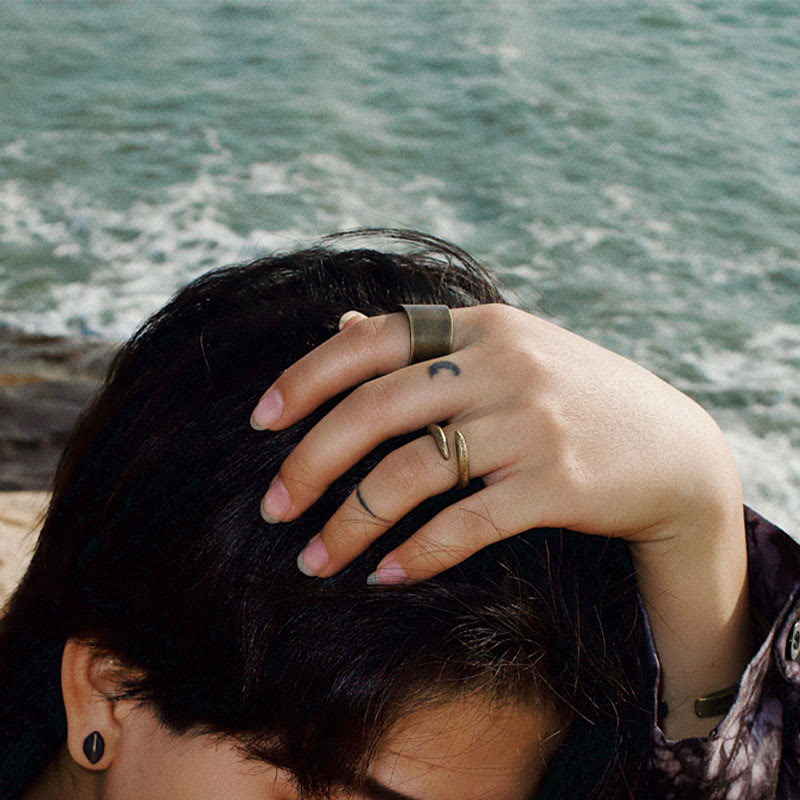 Bague ajustable en cuivre pour la chance et l'équilibre | Bagues spirituelles