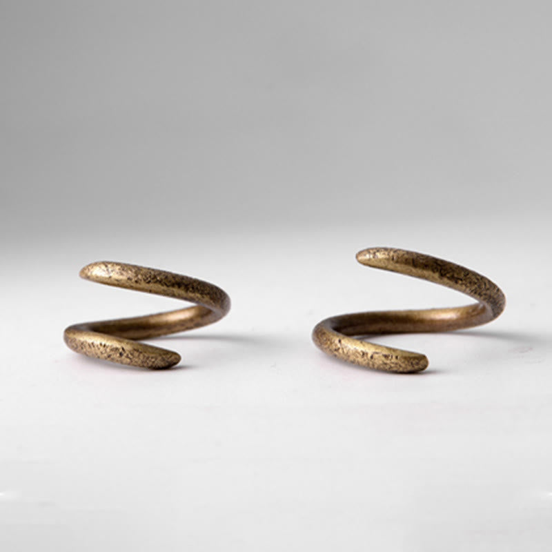Bague ajustable en cuivre pour la chance et l'équilibre | Bagues spirituelles