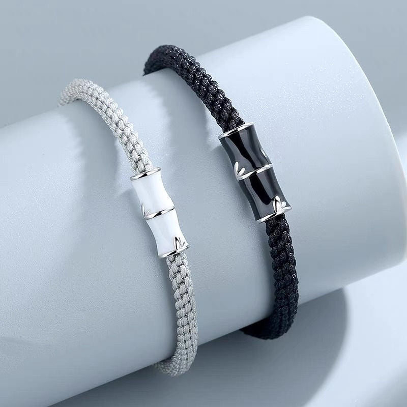 Bracelet en cuivre et bambou pour couple, pour la guérison spirituelle