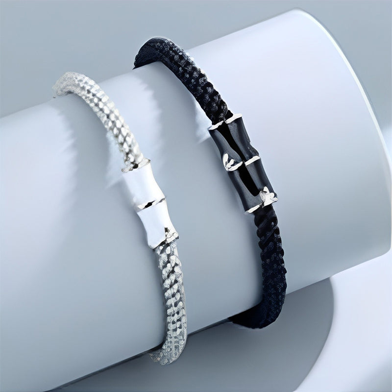 Bracelet en cuivre et bambou pour couple, pour la guérison spirituelle