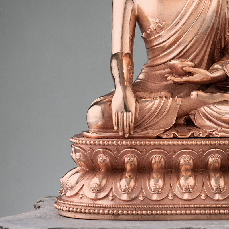 Statue de Bouddha en cuivre | Figurine Sérénité de Gautama Shakyamuni