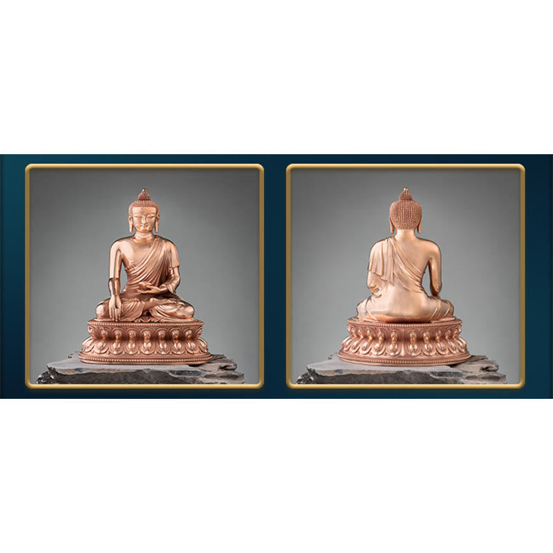 Statue de Bouddha en cuivre | Figurine Sérénité de Gautama Shakyamuni