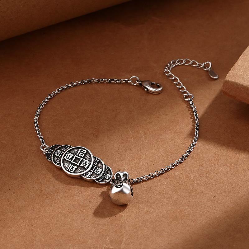 Bracelet spirituel en cuivre pour la richesse et la chance