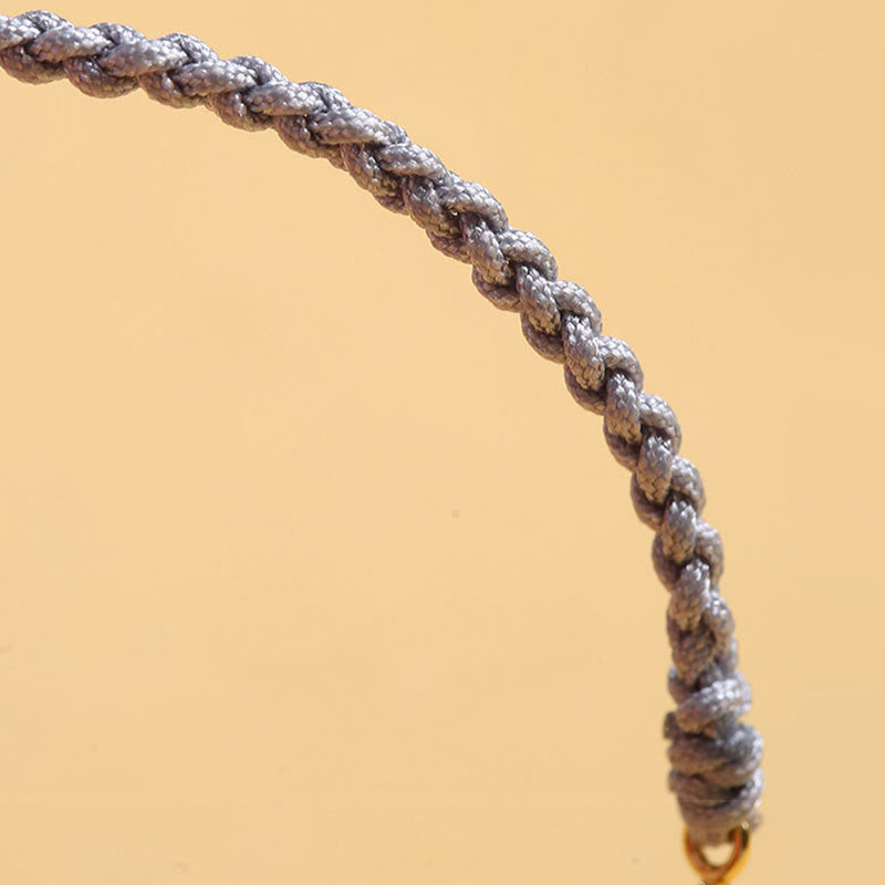 Bracelet Arbre de Vie en Cuivre avec Perle et Corde Bleue