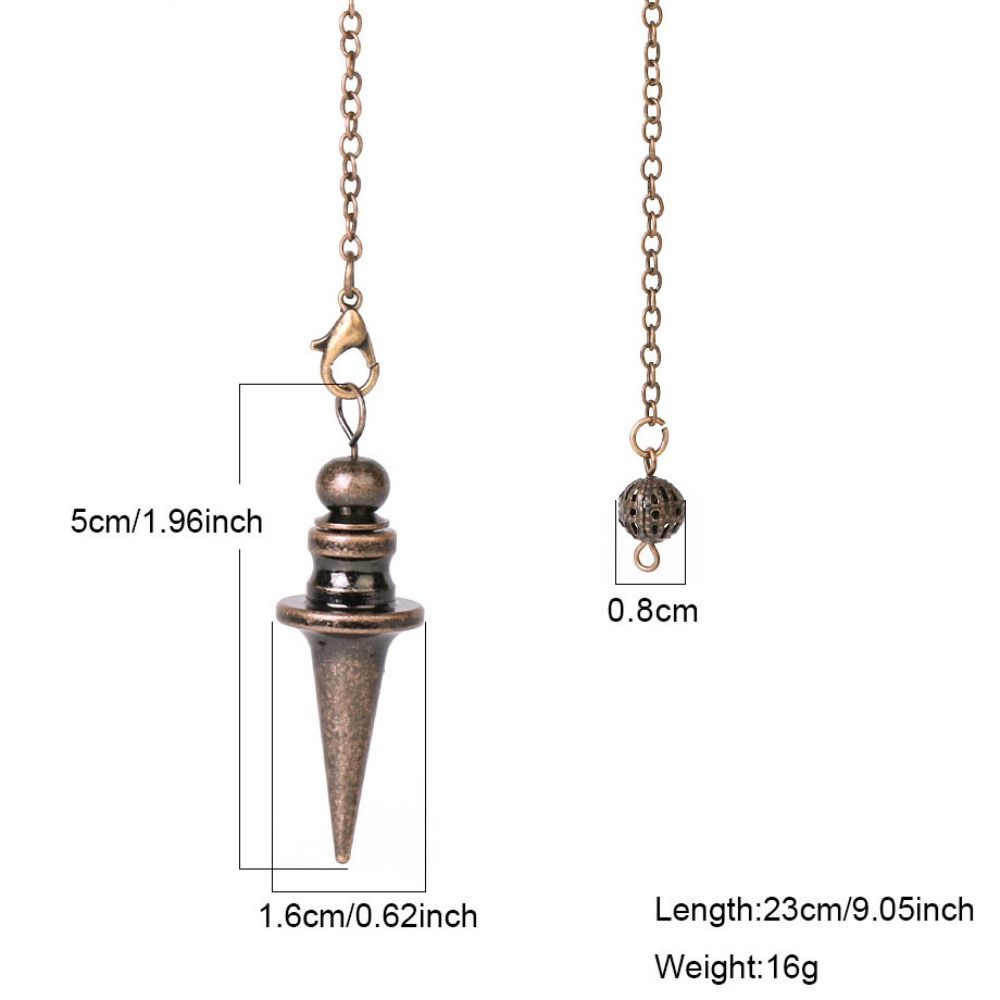 Pendule en cristal de cuivre pour la guidance spirituelle
