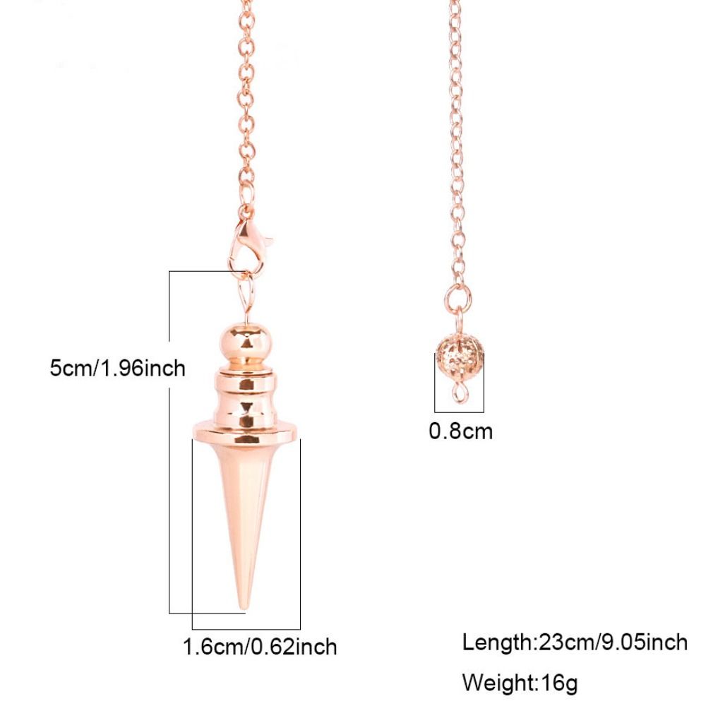 Pendule en cristal de cuivre pour la guidance spirituelle
