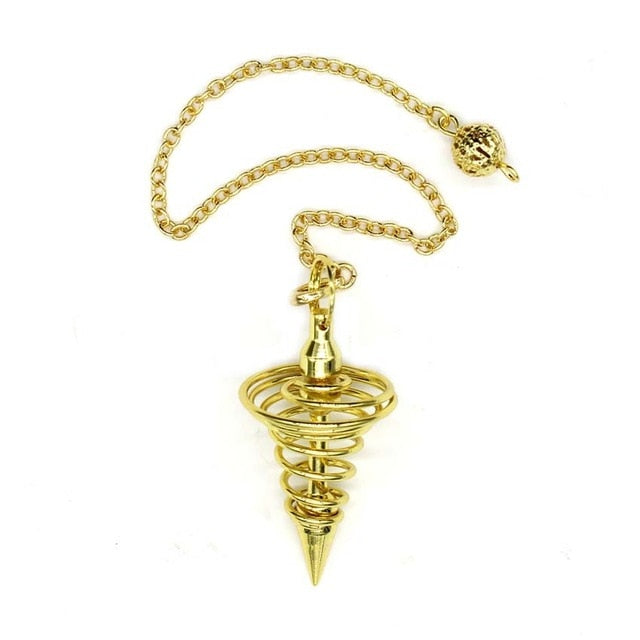 Pendule en cristal de cuivre pour la guérison spirituelle