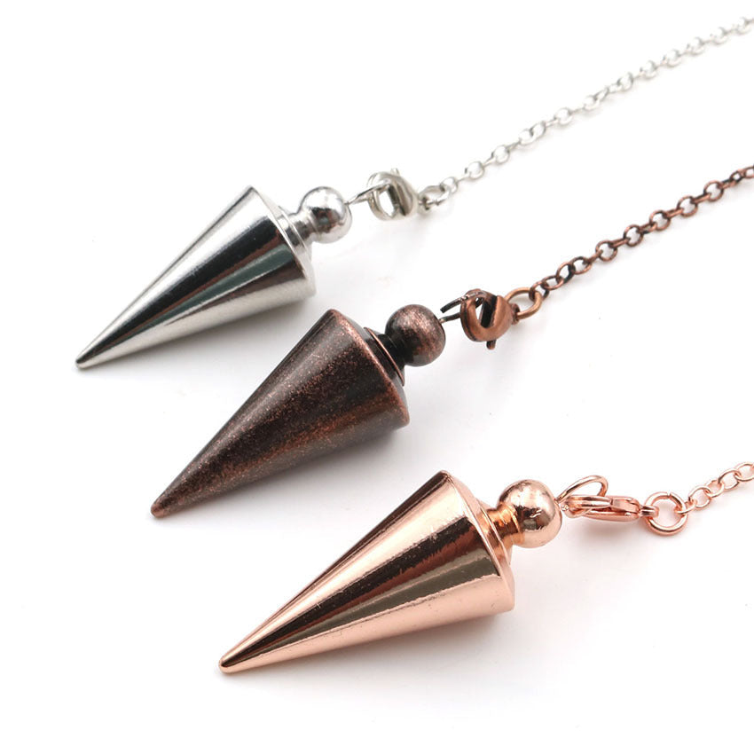 Pendule en cristal de cuivre pour la guérison spirituelle