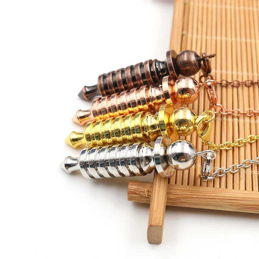 Pendule en cristal de cuivre pour la guérison spirituelle