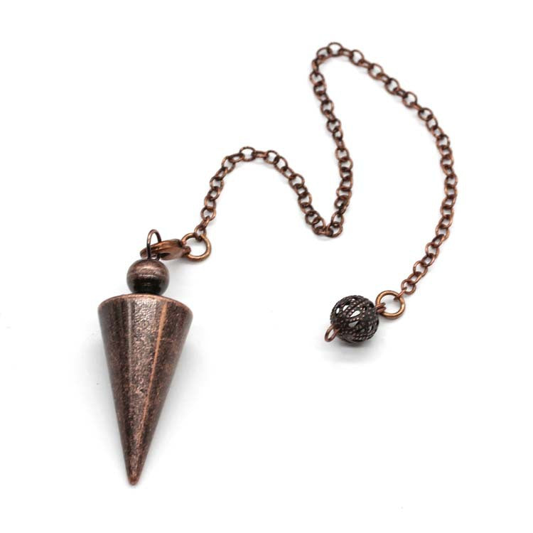 Pendule en cristal de cuivre pour la guérison spirituelle