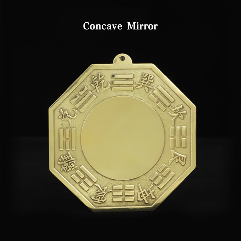 Carte Feng Shui Bagua en cuivre 16 cm | Décoration murale Équilibre Énergie