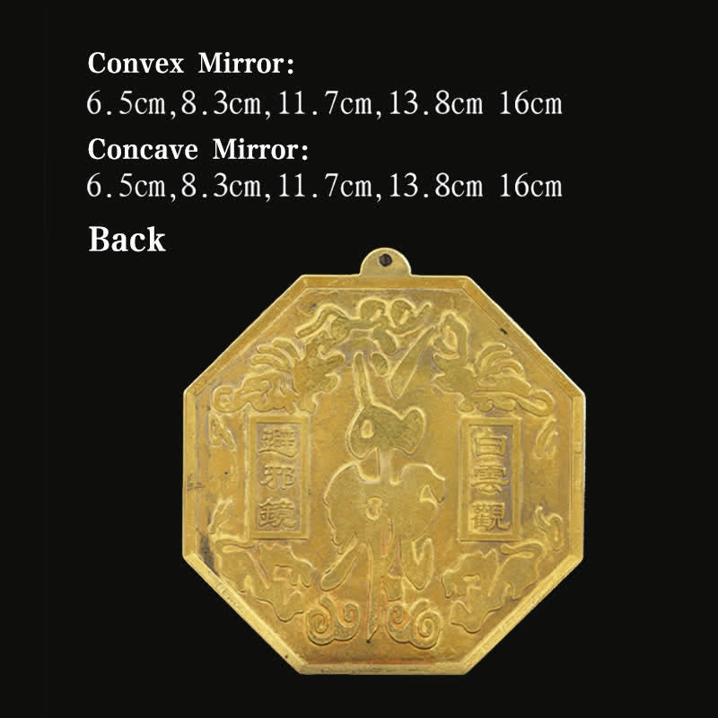 Carte Feng Shui Bagua en cuivre 16 cm | Décoration murale Équilibre Énergie