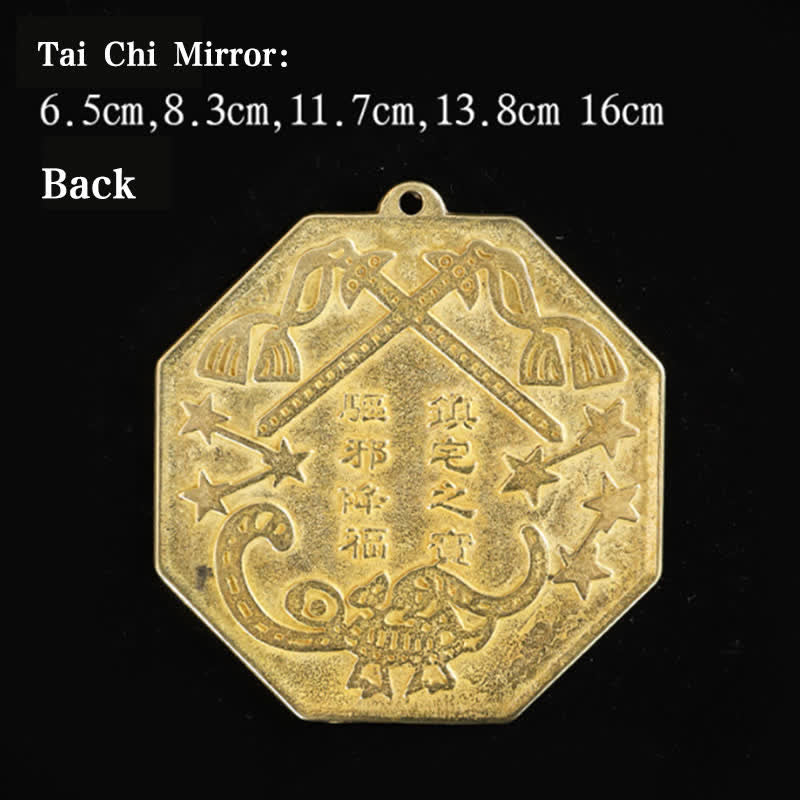 Carte Feng Shui Bagua en cuivre 16 cm | Décoration murale Équilibre Énergie