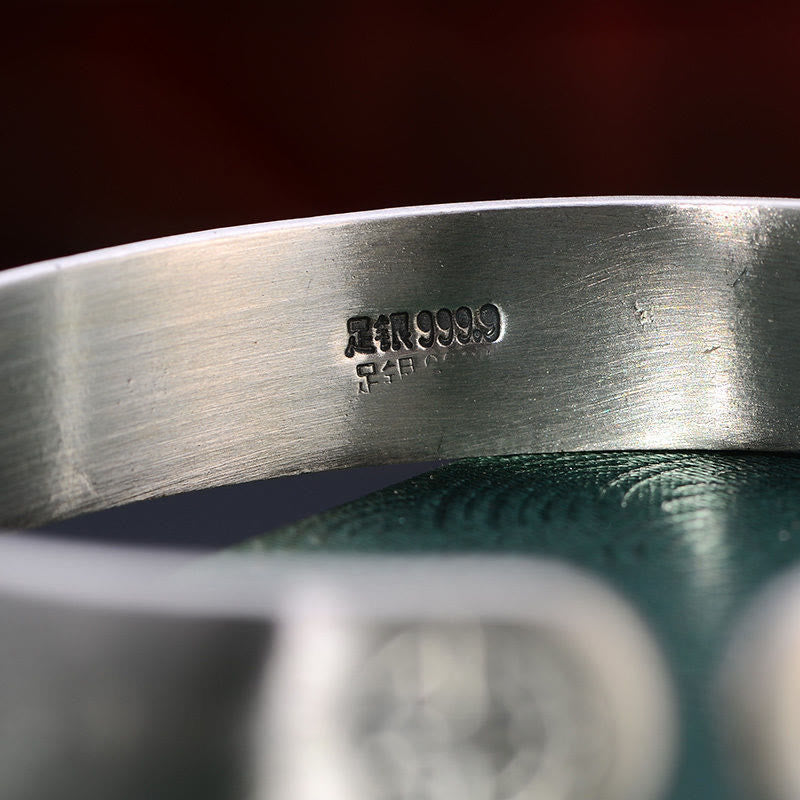 Bracelet de protection Feng Shui en cuivre avec cinq pièces impériales