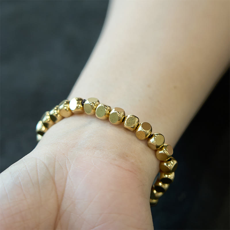 Bracelet de guérison porte-bonheur en cuivre 6 mm