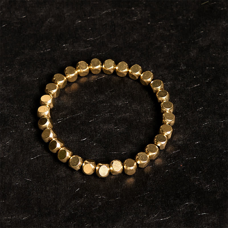 Bracelet de guérison porte-bonheur en cuivre 6 mm