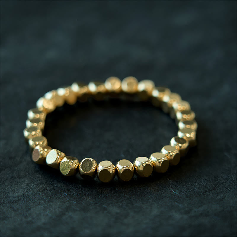 Bracelet de guérison porte-bonheur en cuivre 6 mm