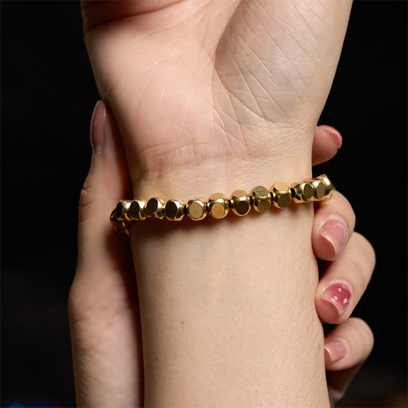 Bracelet de guérison porte-bonheur en cuivre 6 mm