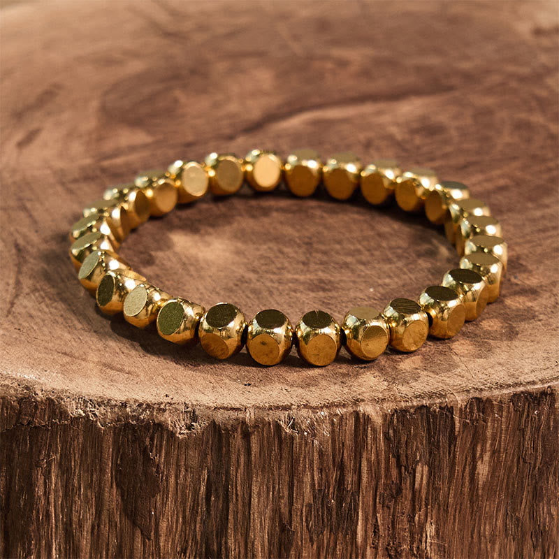 Bracelet de guérison porte-bonheur en cuivre 6 mm