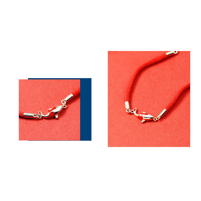 Parure de bijoux en cuivre motif carpe koï | Collier, bracelet et boucles d'oreilles