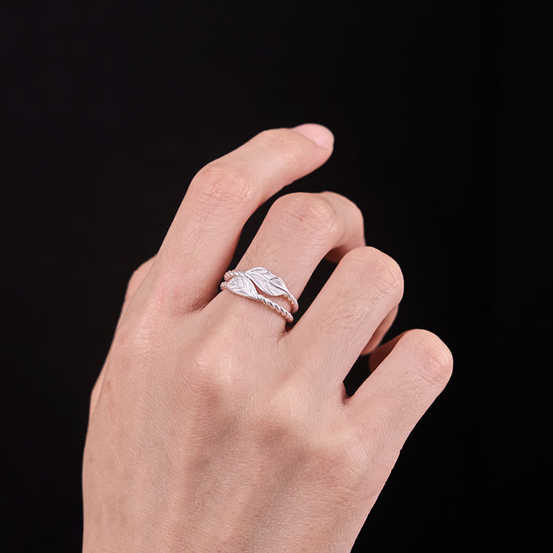 Bague Feuille de Cuivre - Symbole de Richesse et de Prospérité