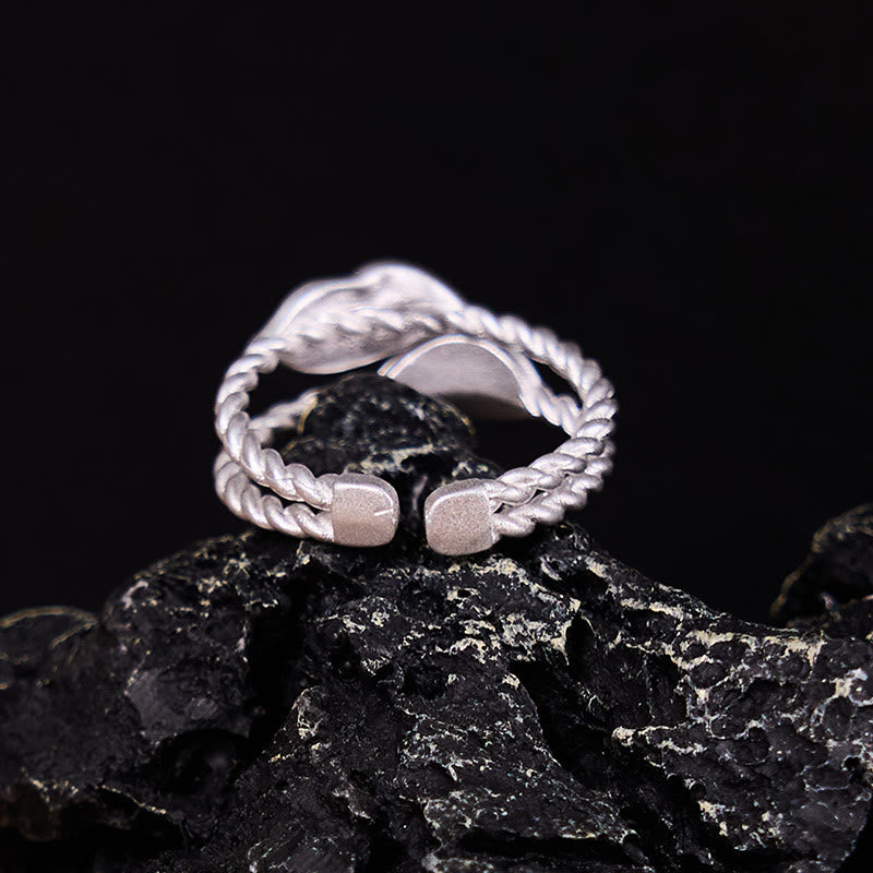 Bague Feuille de Cuivre - Symbole de Richesse et de Prospérité