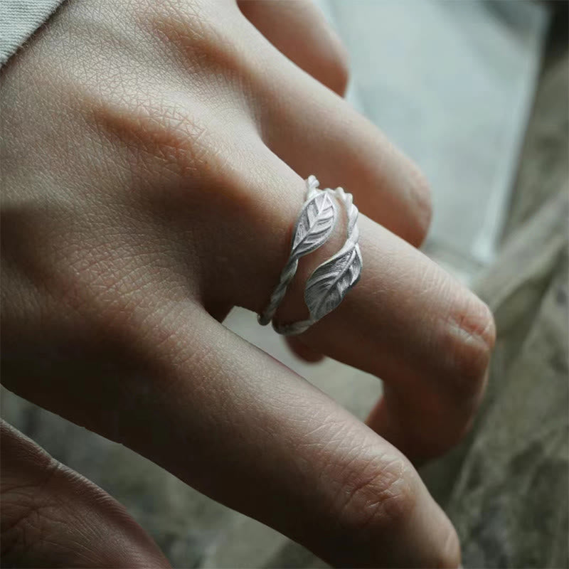 Bague Feuille de Cuivre - Symbole de Richesse et de Prospérité