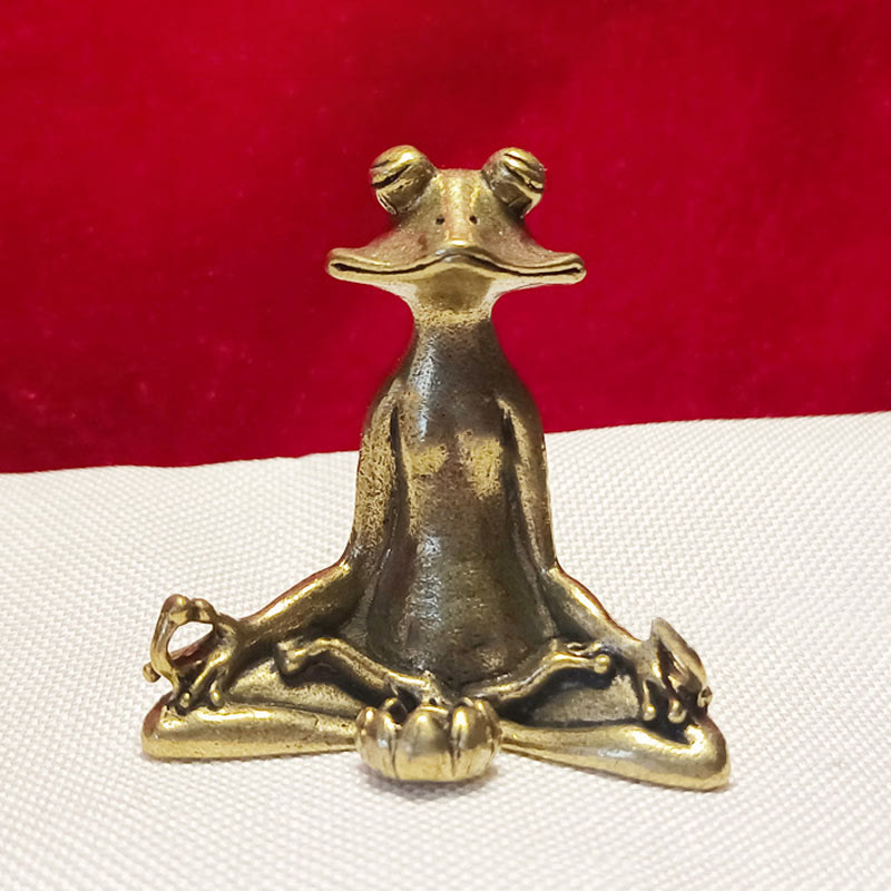 Figurines miniatures d'animaux en cuivre | Sculptures de richesse spirituelle