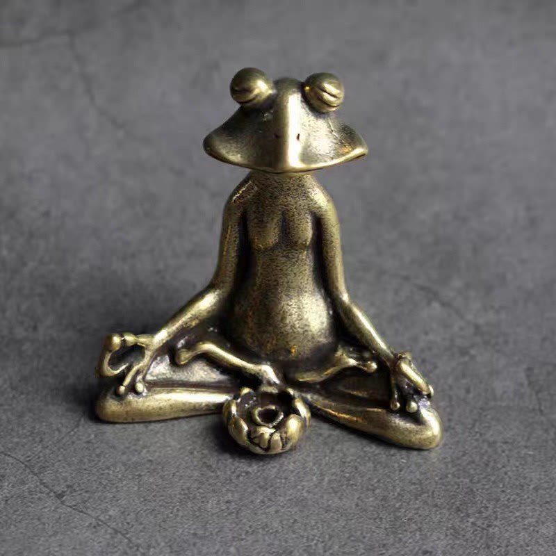 Figurines miniatures d'animaux en cuivre | Sculptures de richesse spirituelle