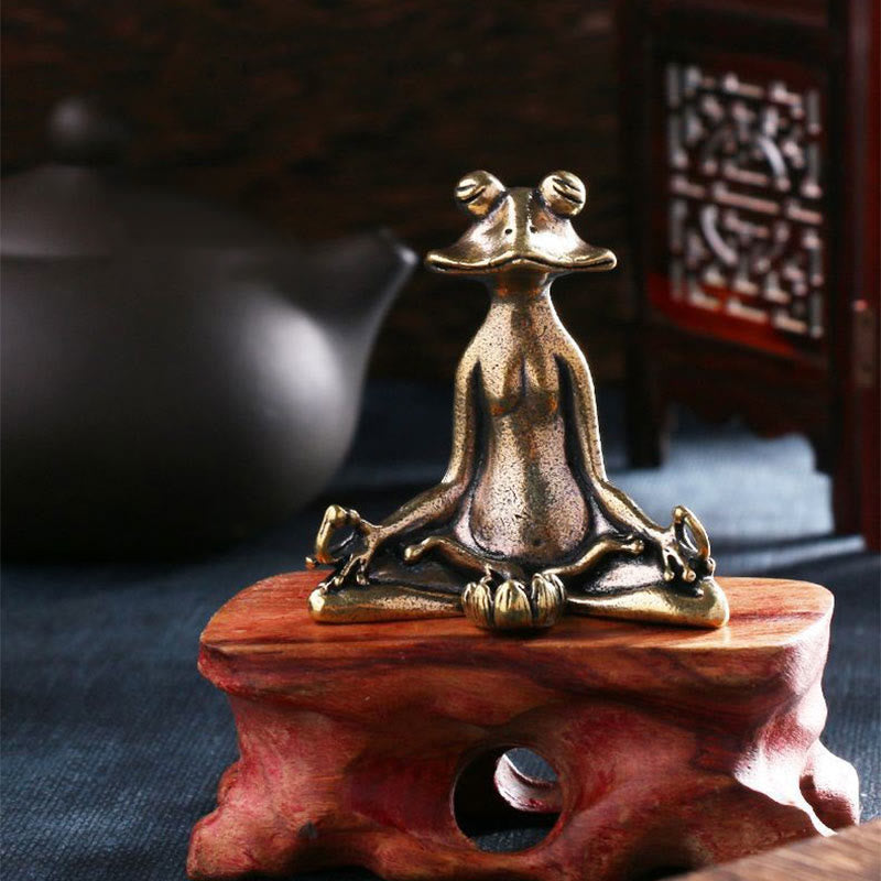 Figurines miniatures d'animaux en cuivre | Sculptures de richesse spirituelle