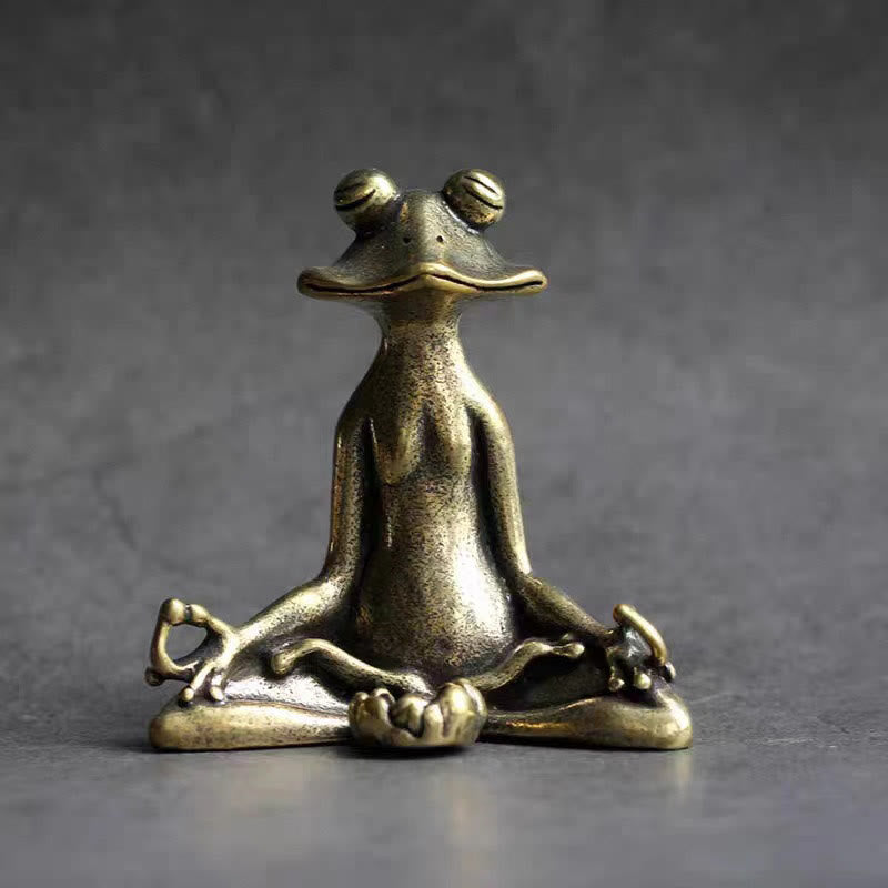 Figurines miniatures d'animaux en cuivre | Sculptures de richesse spirituelle