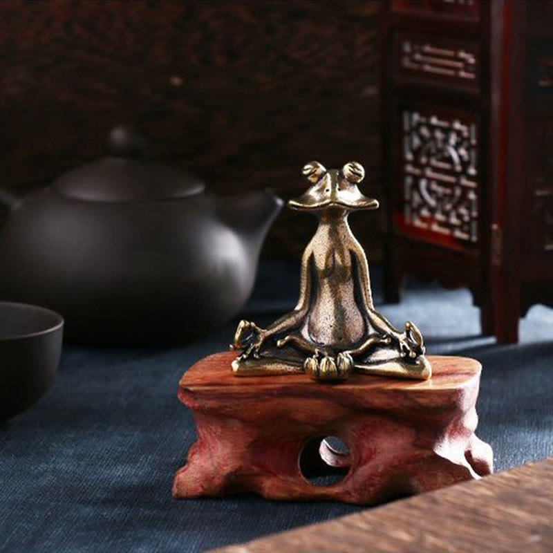 Figurines miniatures d'animaux en cuivre | Sculptures de richesse spirituelle