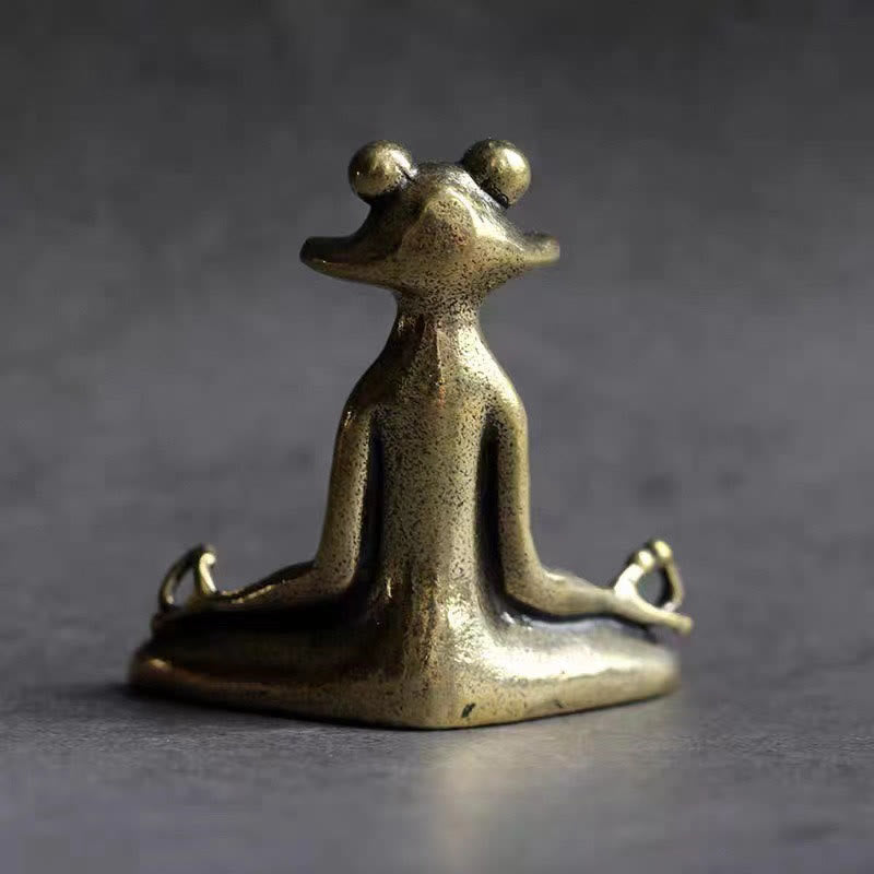 Figurines miniatures d'animaux en cuivre | Sculptures de richesse spirituelle