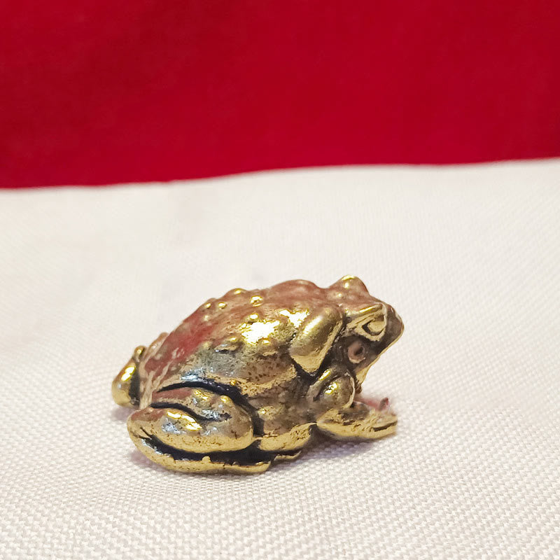 Figurines miniatures d'animaux en cuivre | Sculptures de richesse spirituelle