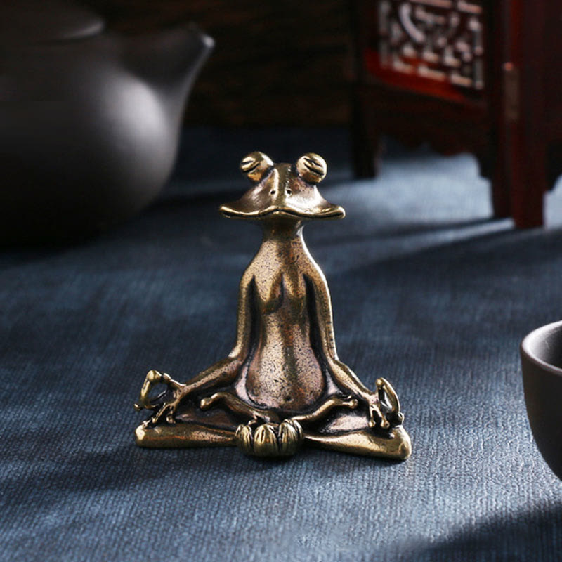 Figurines miniatures d'animaux en cuivre | Sculptures de richesse spirituelle