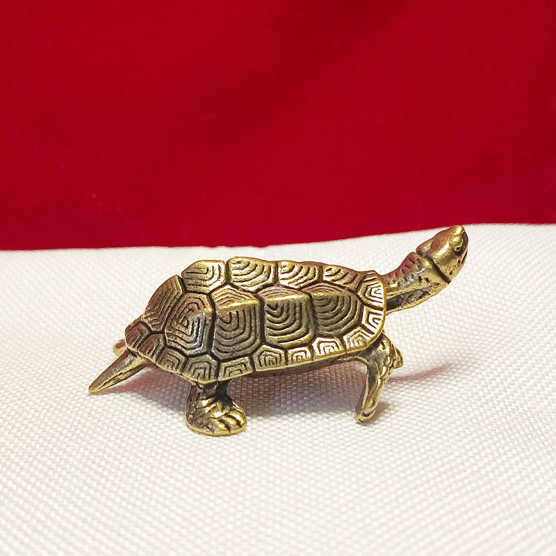 Figurines miniatures d'animaux en cuivre | Sculptures de richesse spirituelle