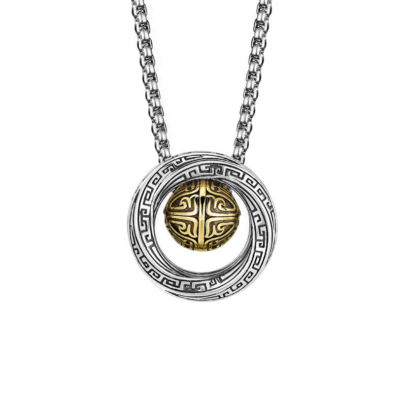 Collier porte-bonheur en cuivre Mobius pour la prospérité