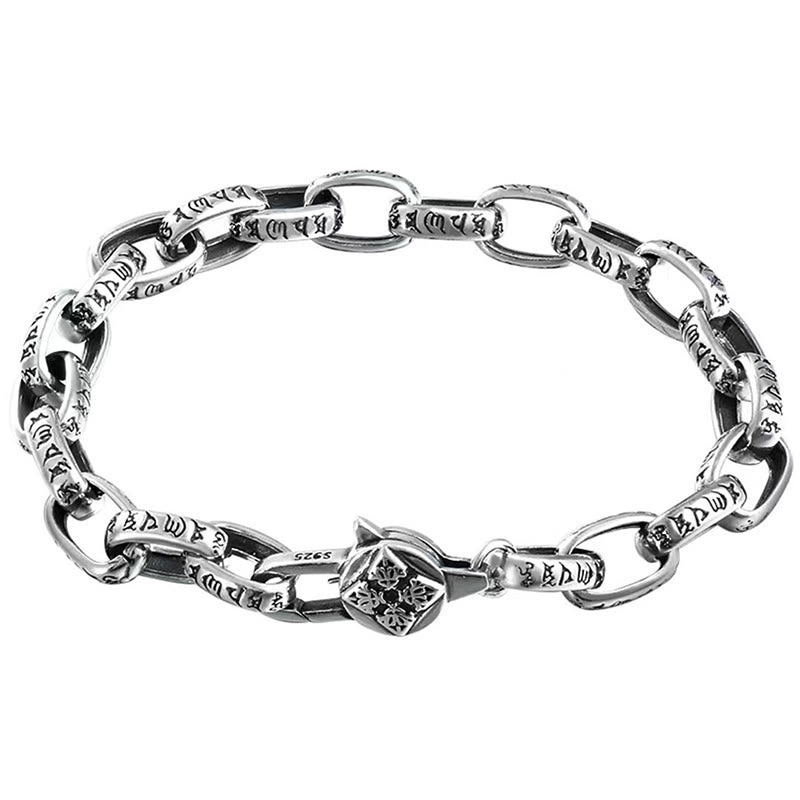 Bracelet de sagesse en cuivre Om Mani Padme Hum 18-22 cm unisexe