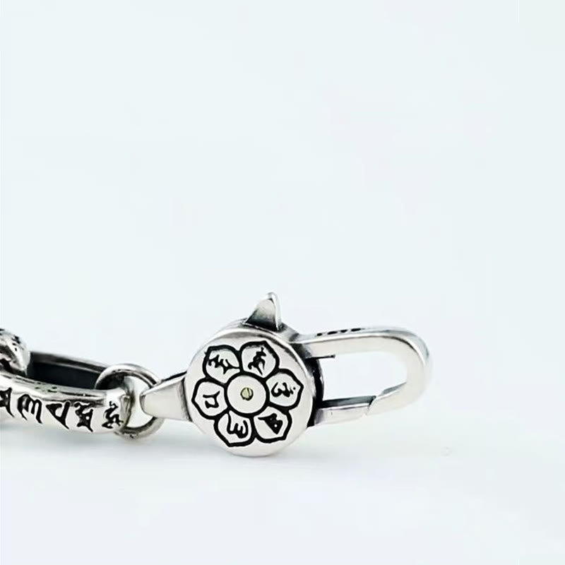 Bracelet de sagesse en cuivre Om Mani Padme Hum 18-22 cm unisexe