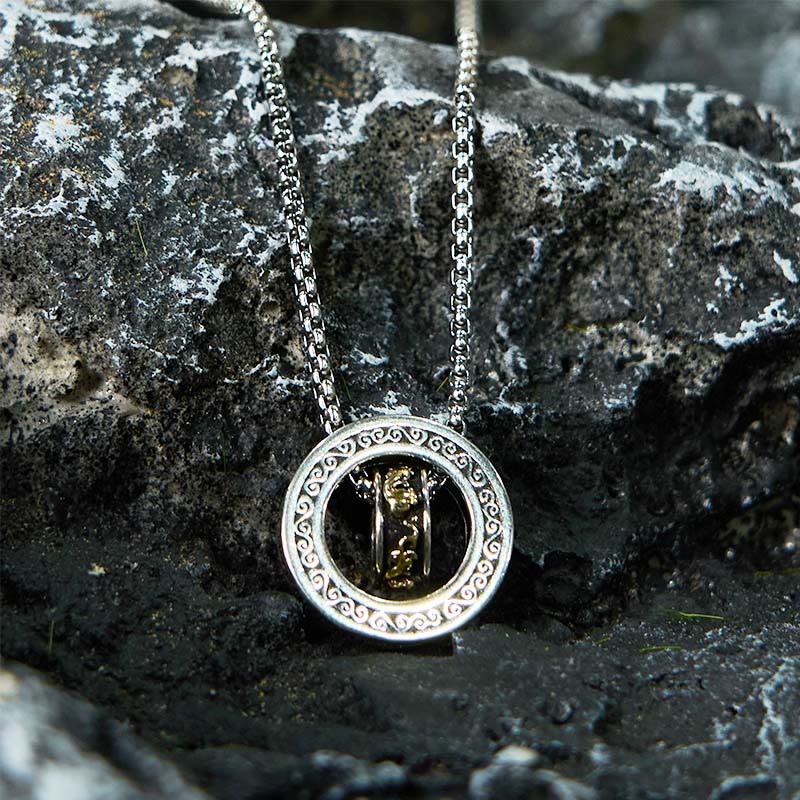 Collier Pixiu en cuivre avec boucle de paix | Richesse et chance