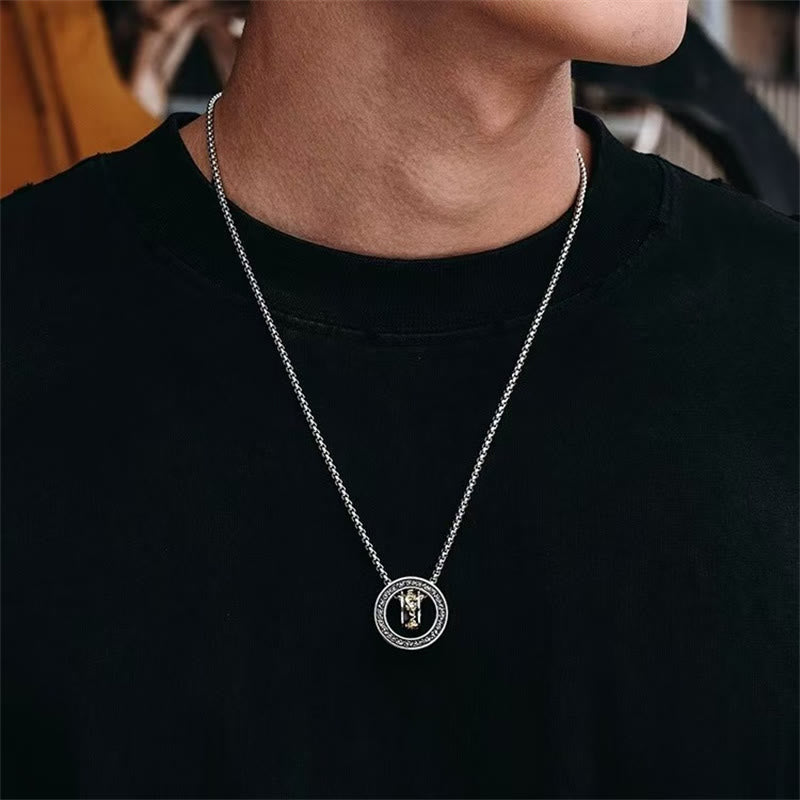 Collier Pixiu en cuivre avec boucle de paix | Richesse et chance