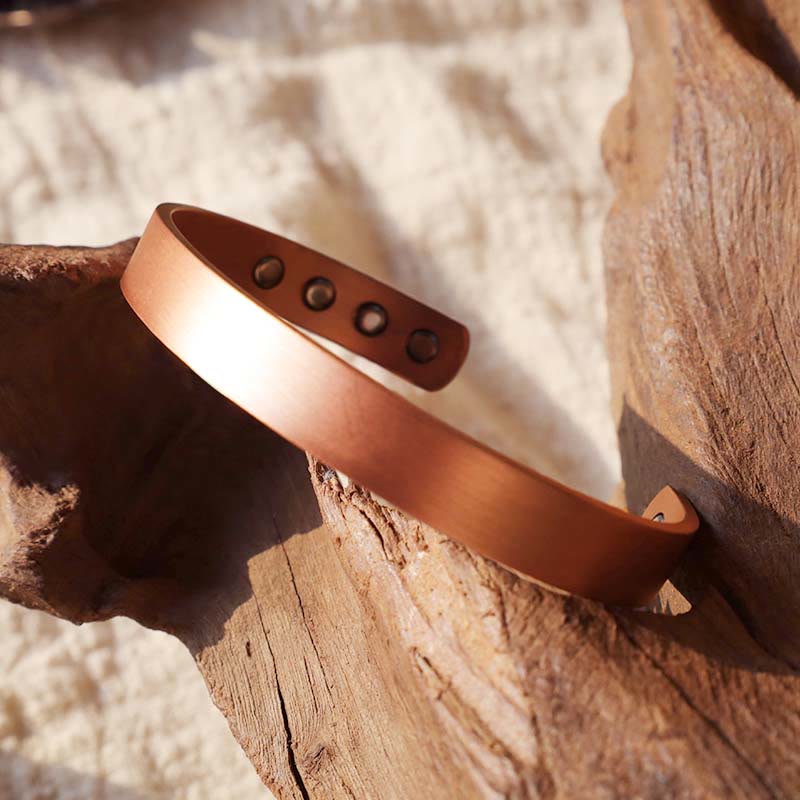 Bracelet spirituel en cuivre, manchette magnétique réglable pour la guérison
