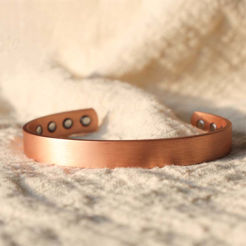 Bracelet spirituel en cuivre, manchette magnétique réglable pour la guérison