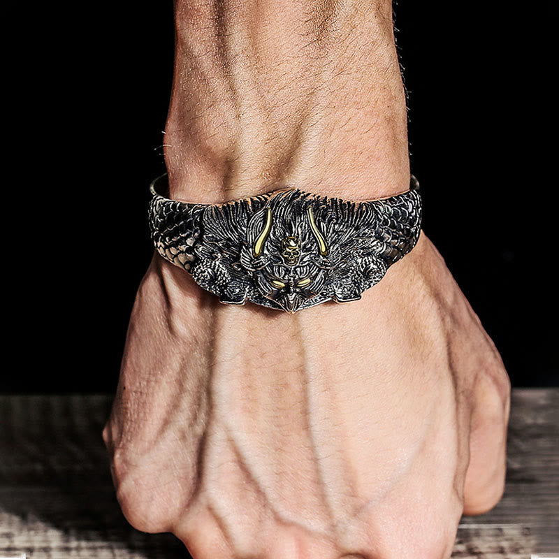 Bracelet spirituel en cuivre pour la sagesse et la protection