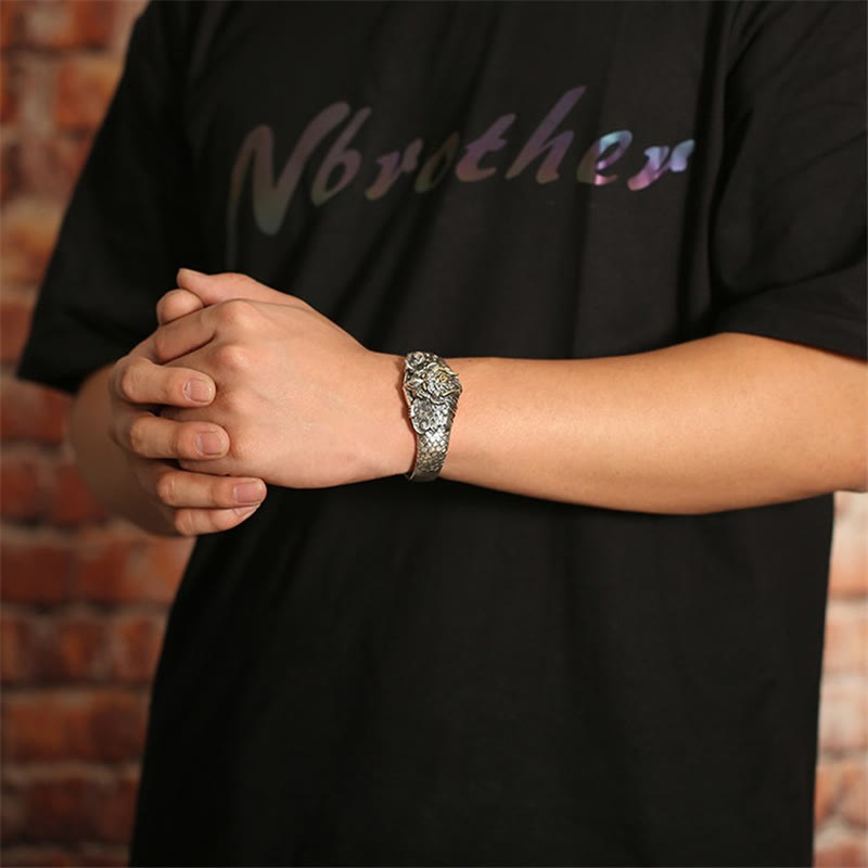 Bracelet spirituel en cuivre pour la sagesse et la protection